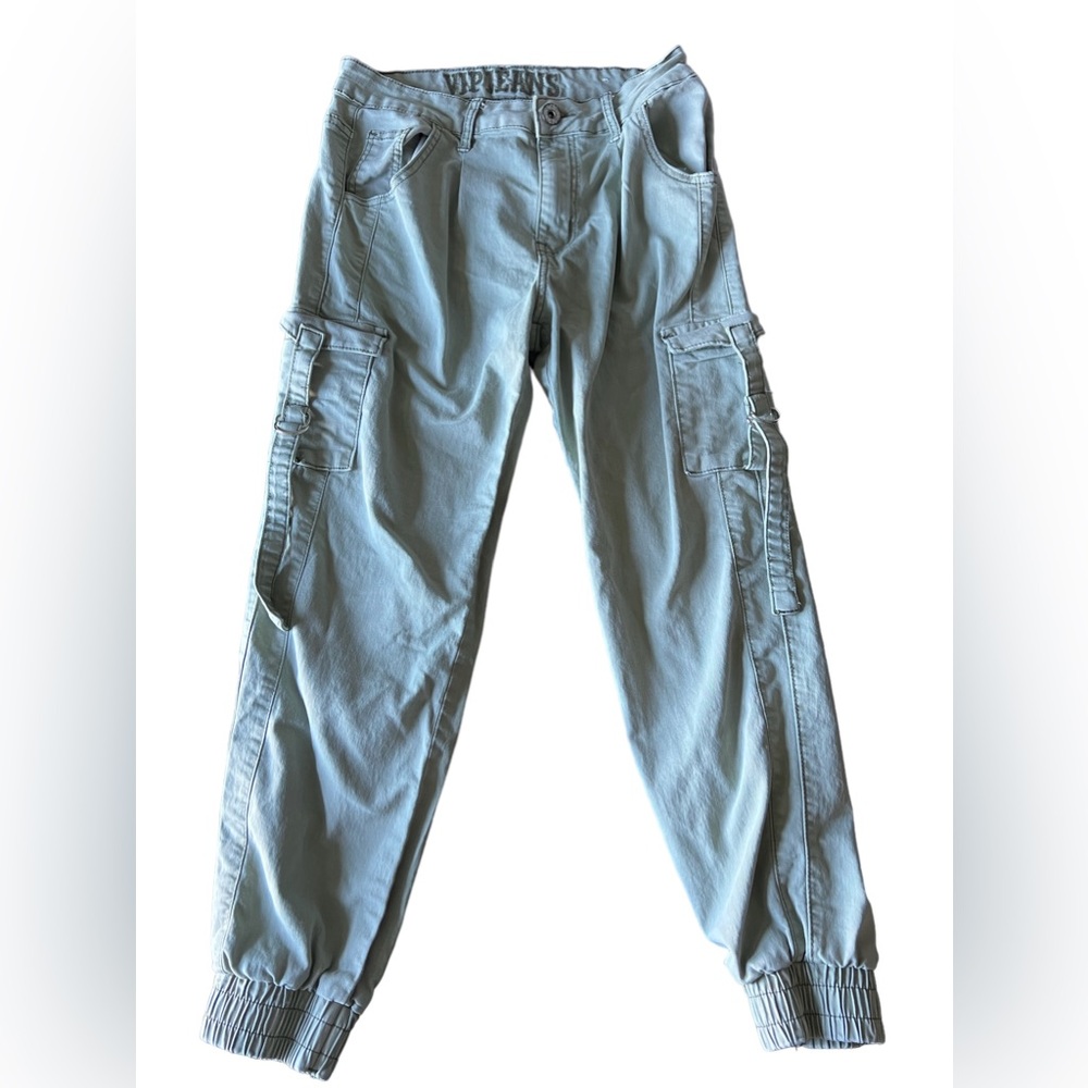 VIP Jeans Y2K Light Green Cargo Juniors Pants
